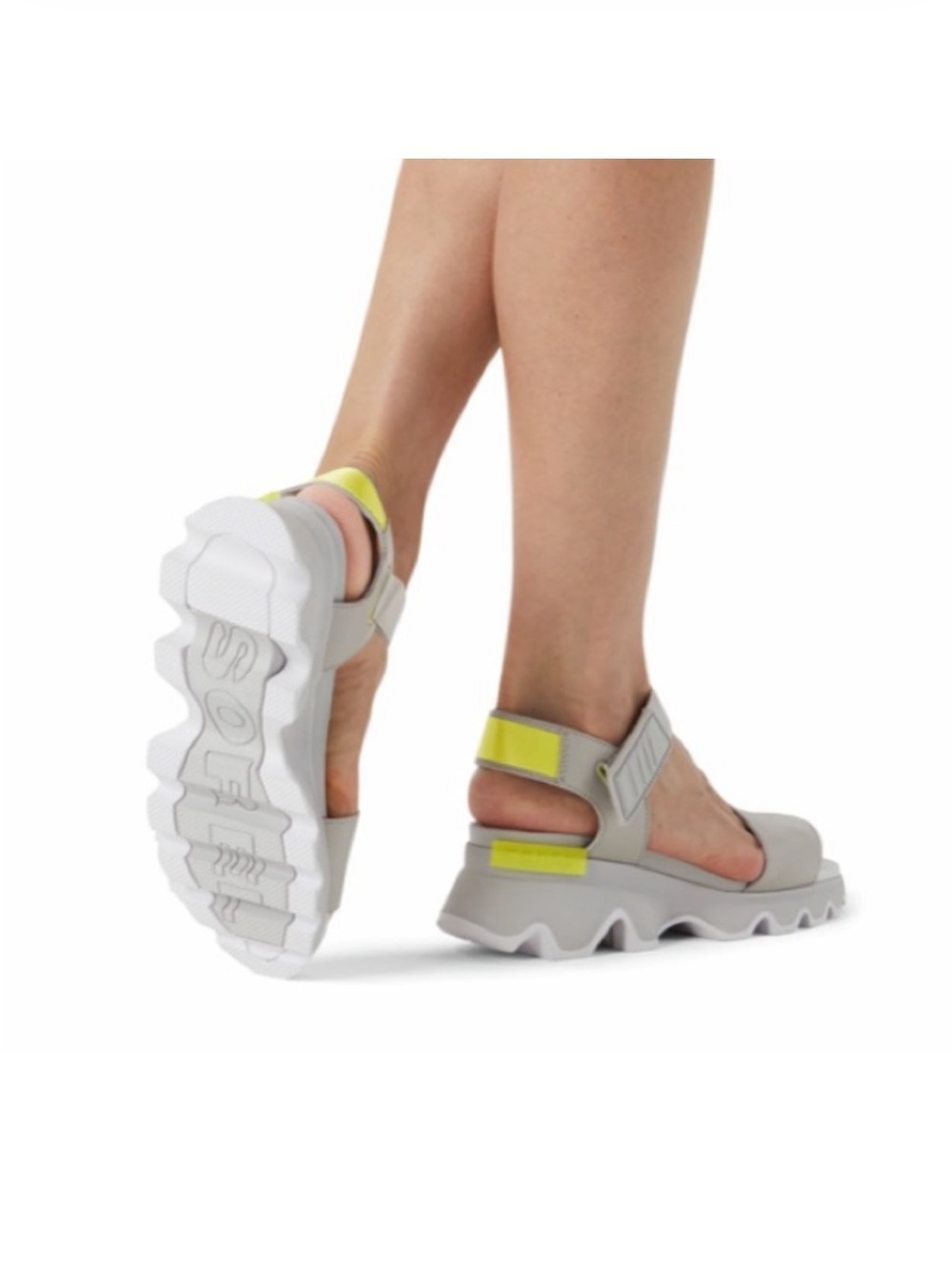 Sorel Kinetic Sandals Dove Gray Size 9.5